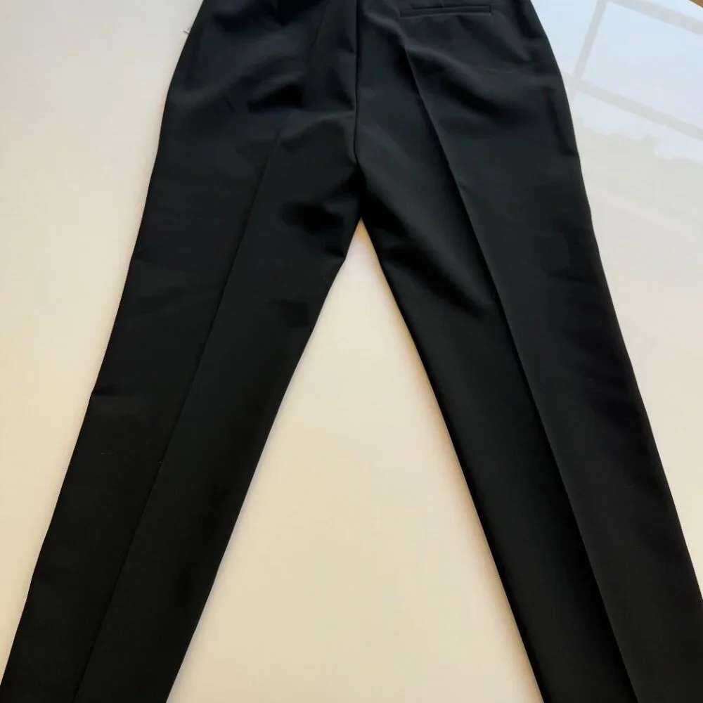 Zara Black Tuxedo Pants L-NWT - Picture 6 of 7